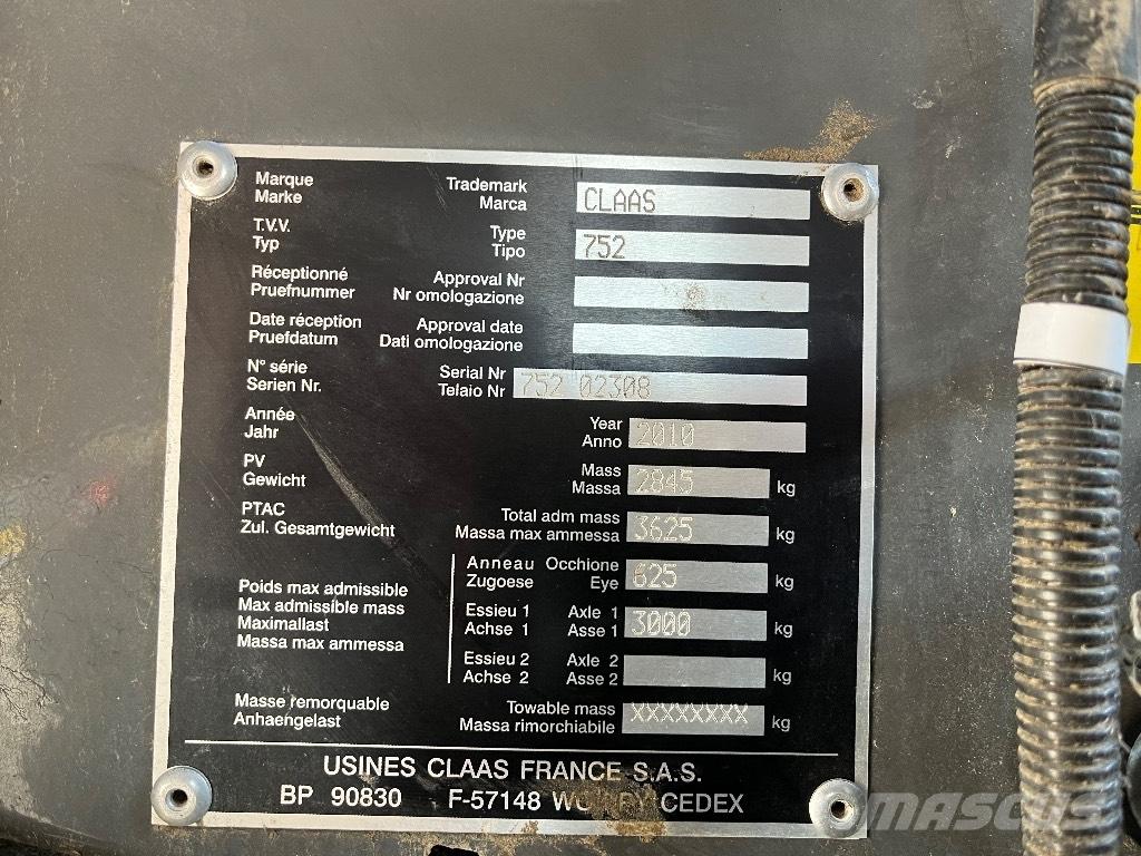 CLAAS Variant 380 Rotopresse