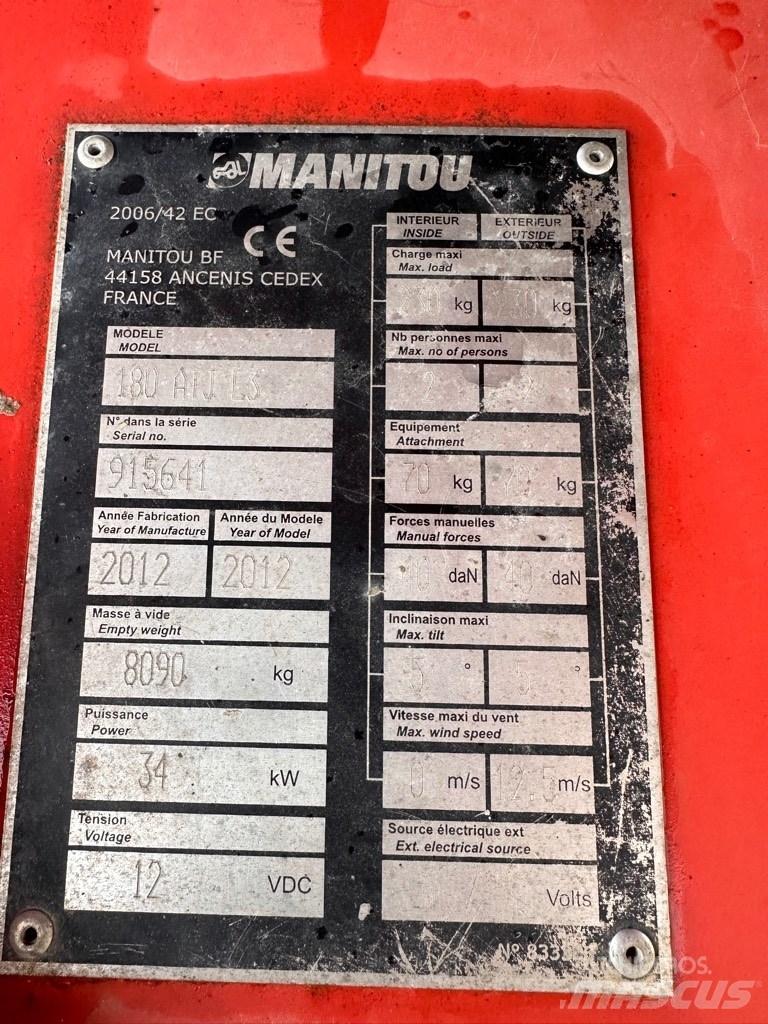 Manitou ATJ180 Piattaforme a braccio articolato