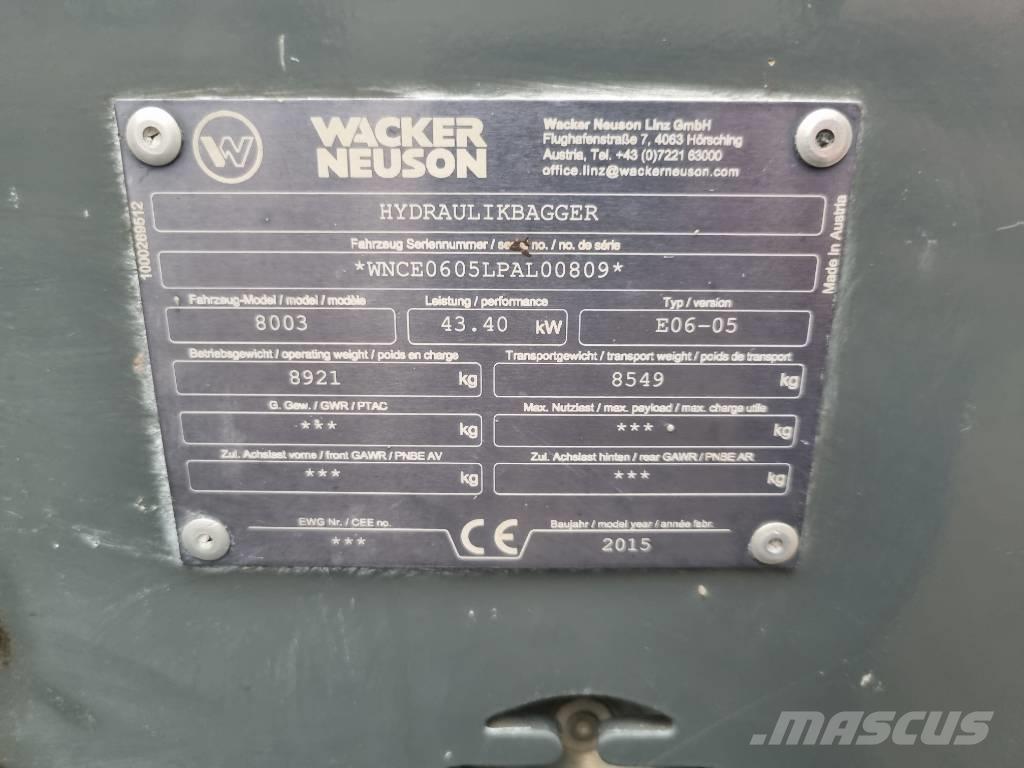 Wacker Neuson 8003 Escavatori medi 7t - 12t