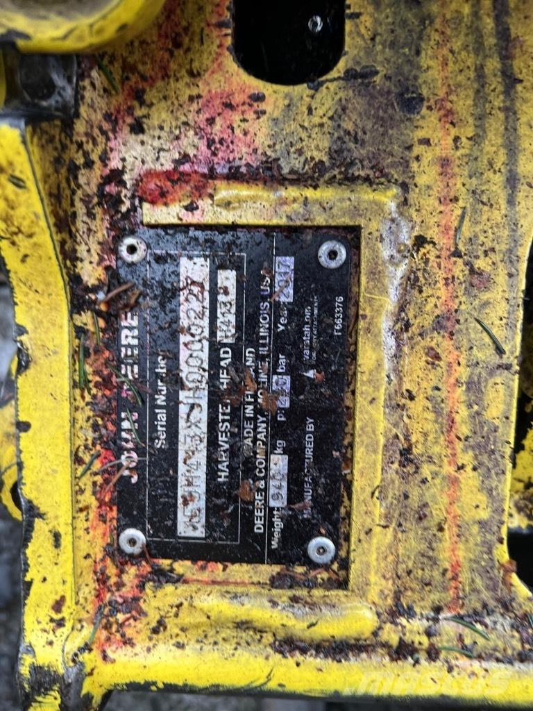 John Deere 1170 E Abbattitrici, Disboscatrici