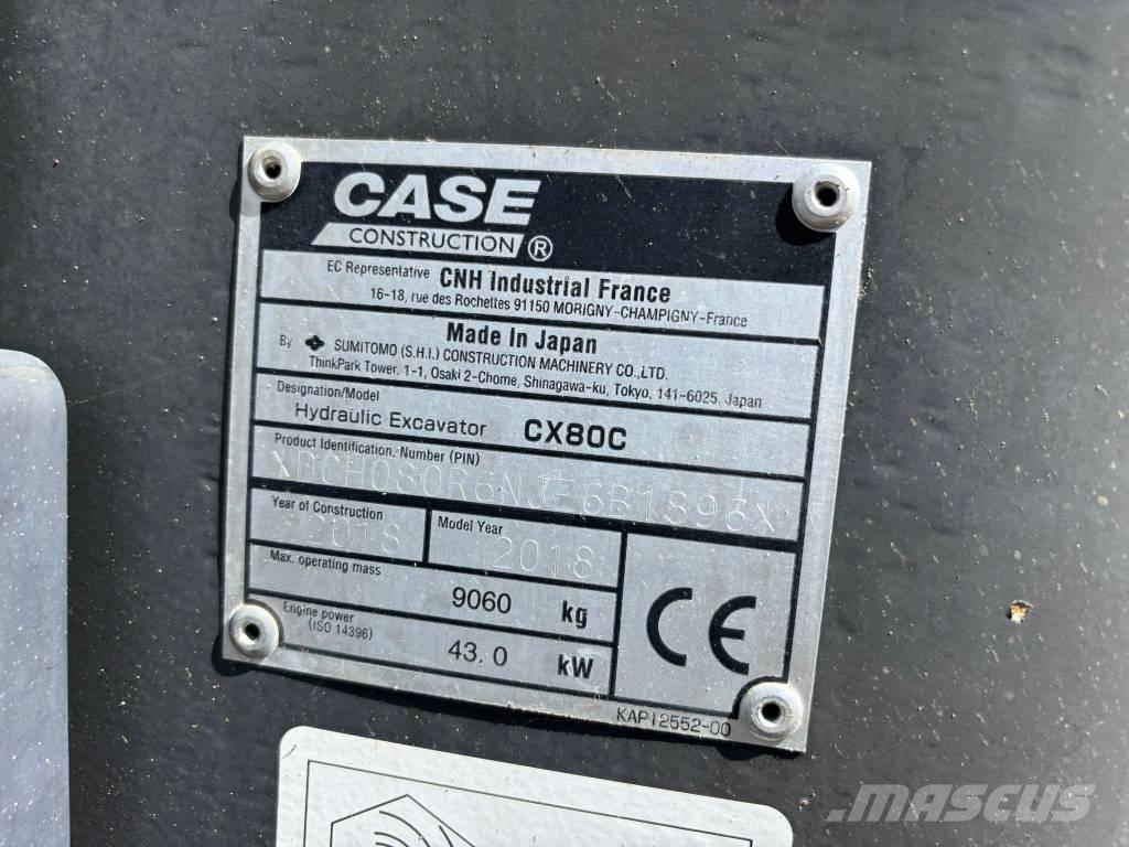 CASE CX 80 C Escavatori medi 7t - 12t