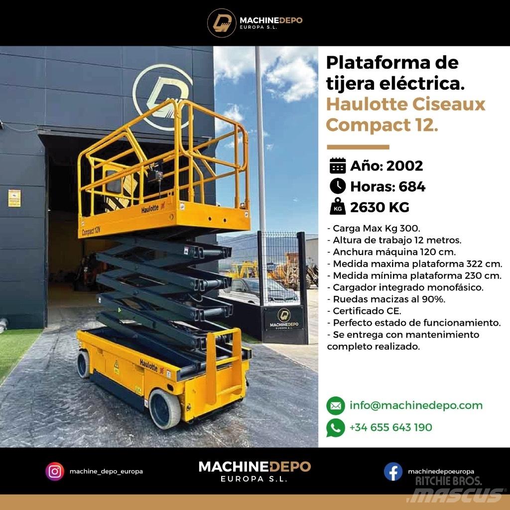 Haulotte Compact 12 Piattaforme a pantografo