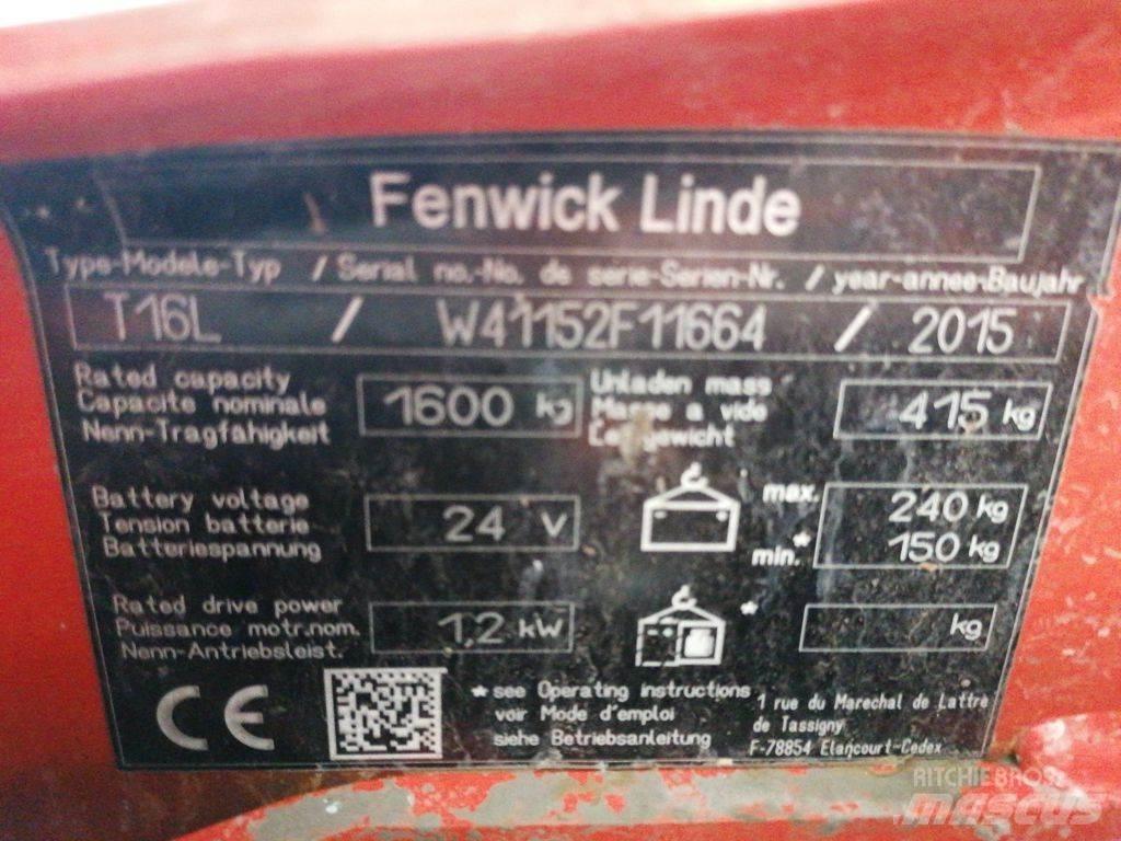 Linde T16L Transpallet elettrici a timone
