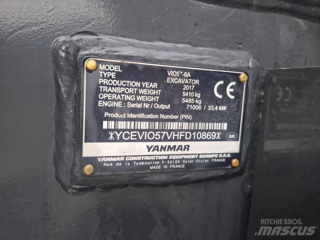Yanmar Vio 57-6A Miniescavatori