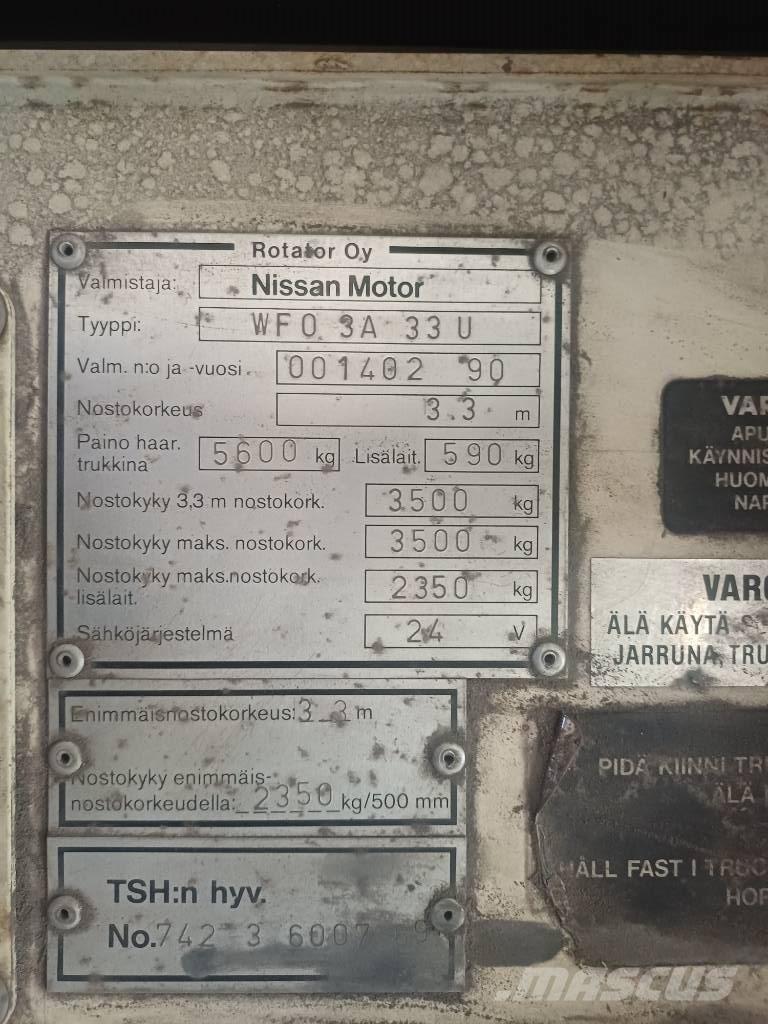 Nissan 33 U Carrelli elevatori diesel