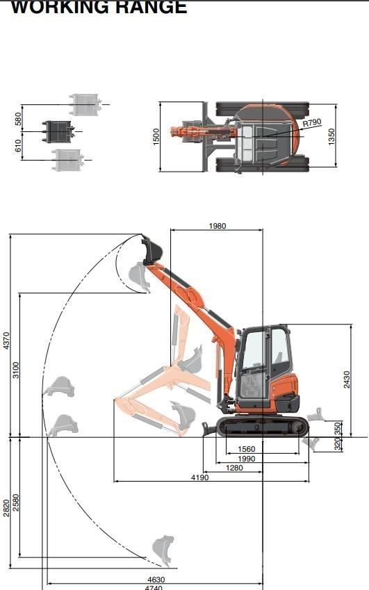Kubota U 27-4 Miniescavatori