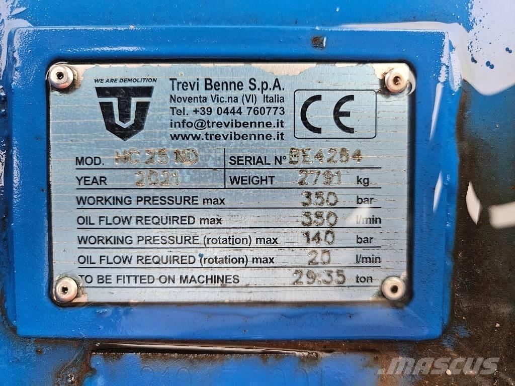 Trevibenne HC 25 ND Escavatori da demolizione