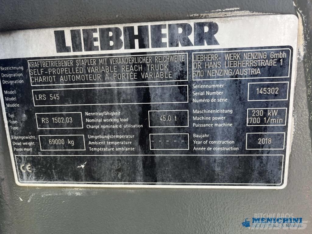 Liebherr LRS 545 Movimentatori per container