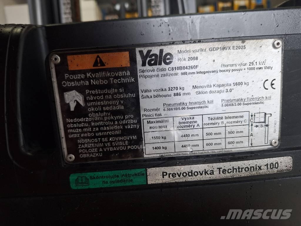 Yale GDP 16 VX Carrelli elevatori GPL