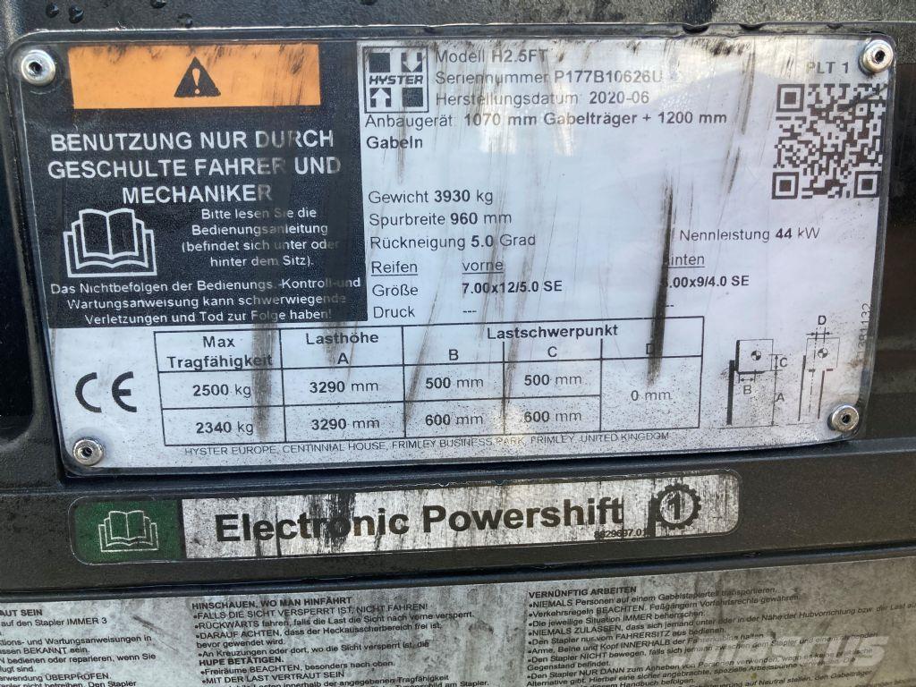 Hyster H 2.5 FT Carrelli elevatori GPL