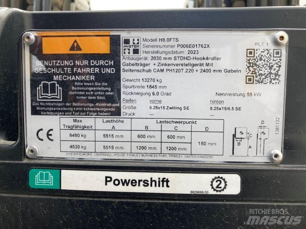 Hyster H 8.0 FTS Carrelli elevatori diesel