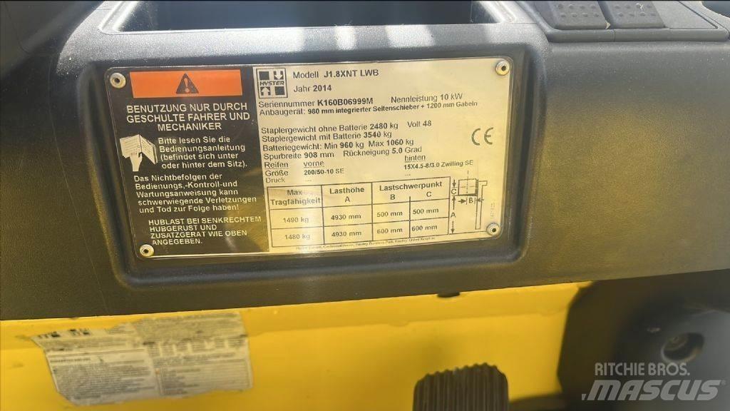 Hyster J 1.8 XNT Carrelli elevatori elettrici