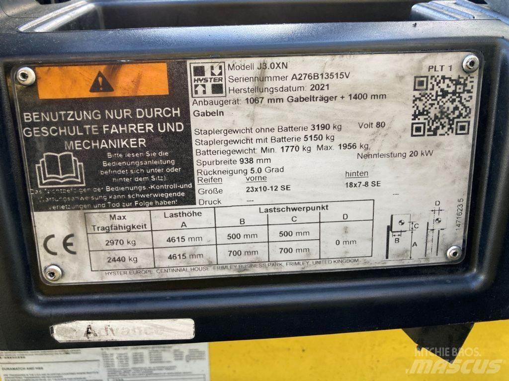 Hyster J 3.0 XN Carrelli elevatori elettrici
