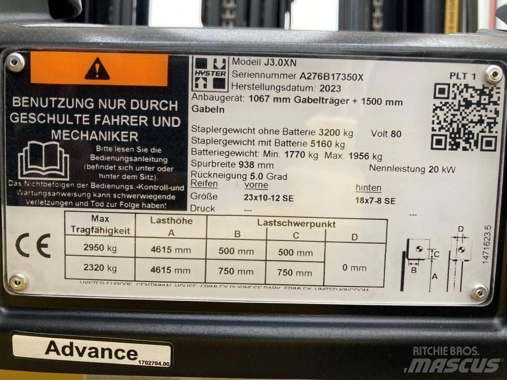 Hyster J 3.0 XN Carrelli elevatori elettrici