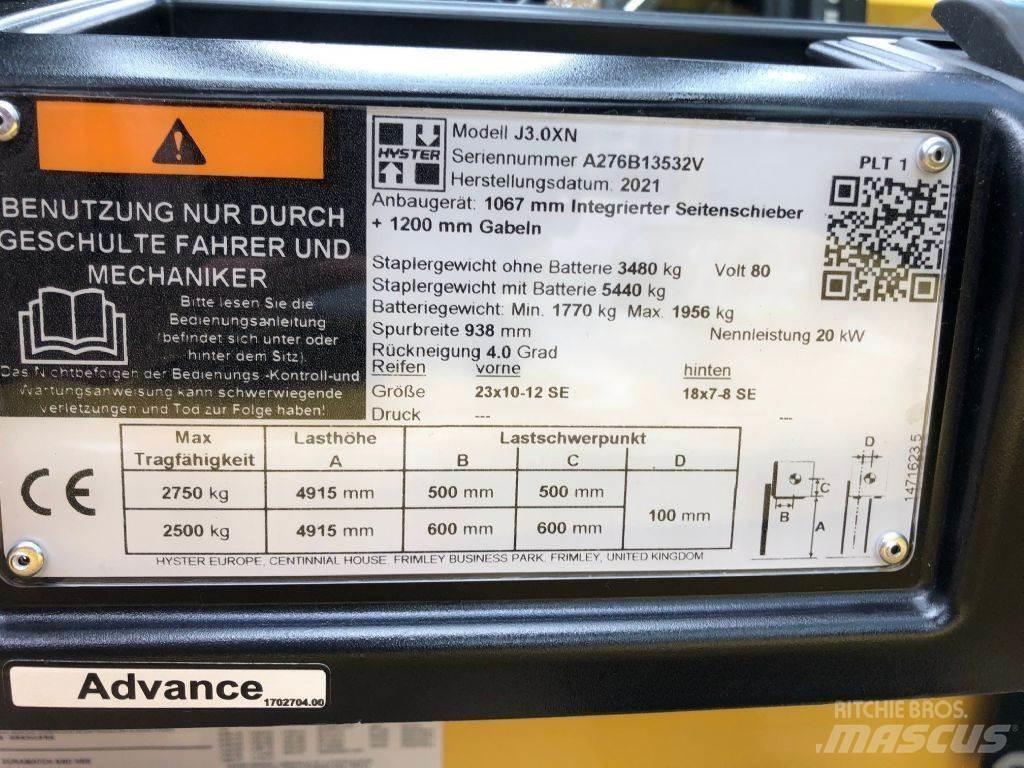 Hyster J 3.0 XN Carrelli elevatori elettrici