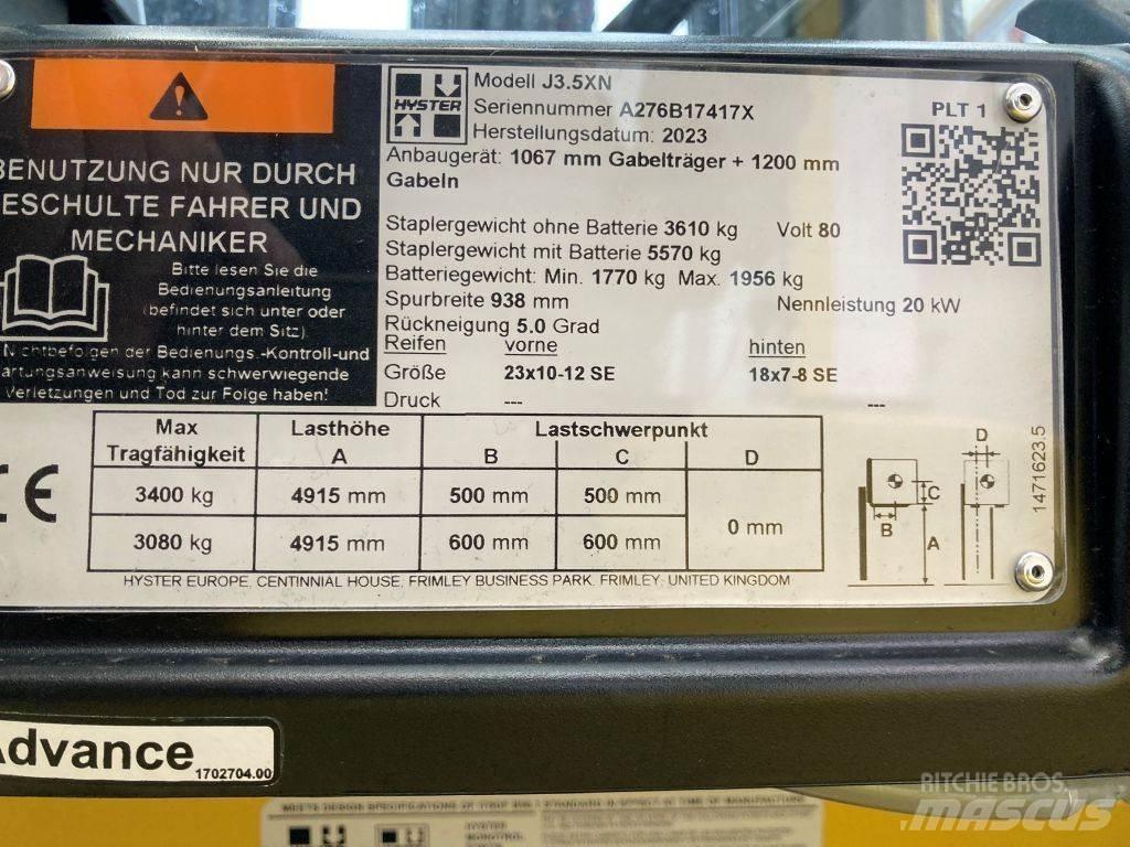 Hyster J 3.5 XN Carrelli elevatori elettrici