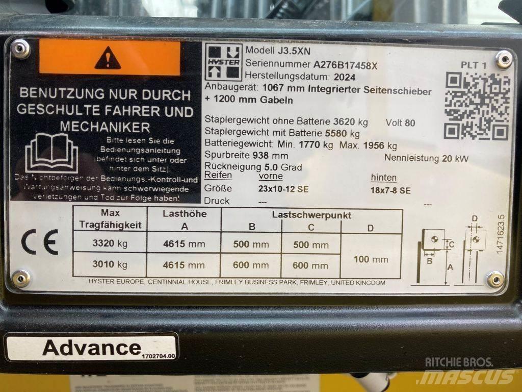Hyster J 3.5 XN Carrelli elevatori elettrici