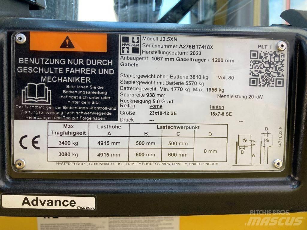 Hyster J 3.5 XN Carrelli elevatori elettrici