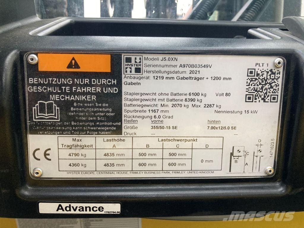 Hyster J 5.0 XN Carrelli elevatori elettrici