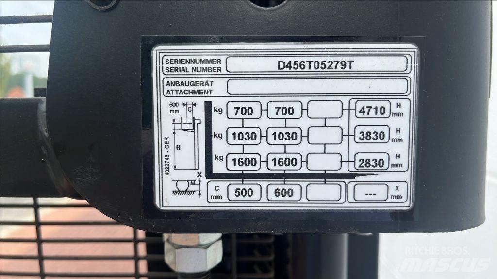 Hyster S1.6IL Transpallet uomo a terra