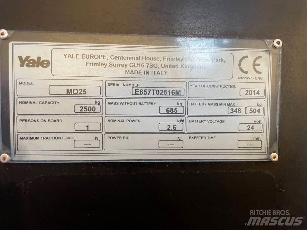 Yale MO 25 Commissionatore basso livello