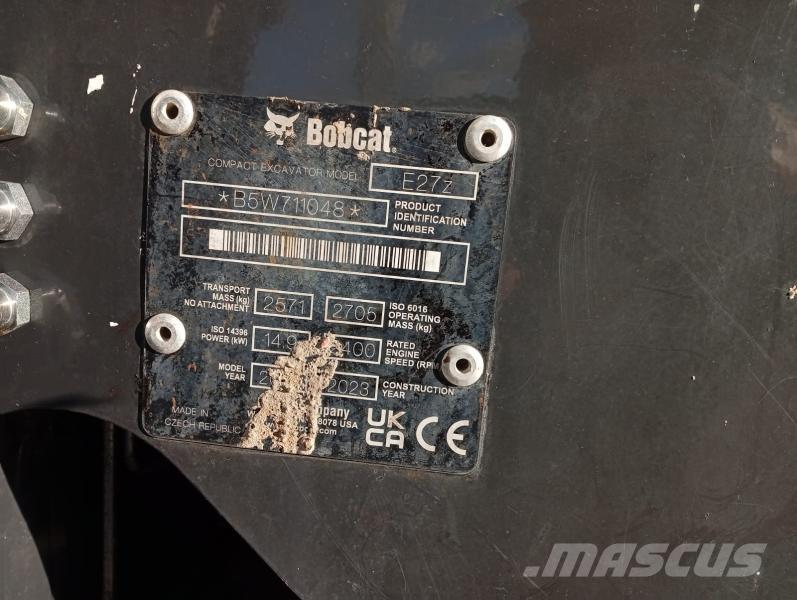 Bobcat E27Z Miniescavatori