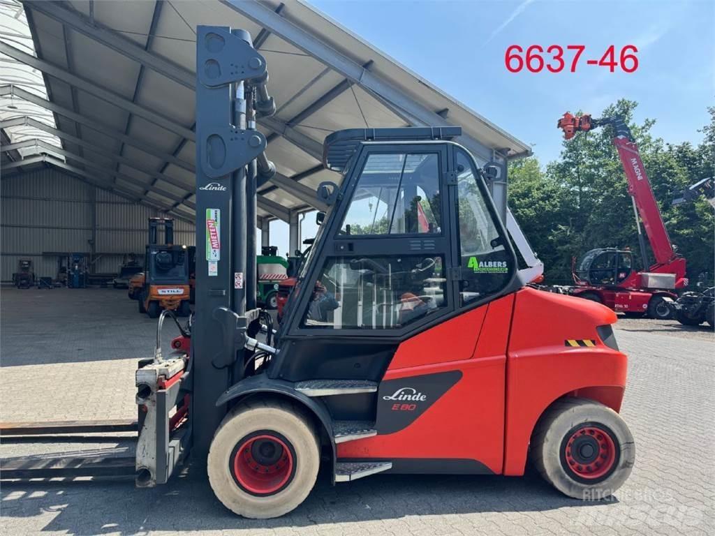 Linde E 80 - 01 / 900 Carrelli elevatori elettrici