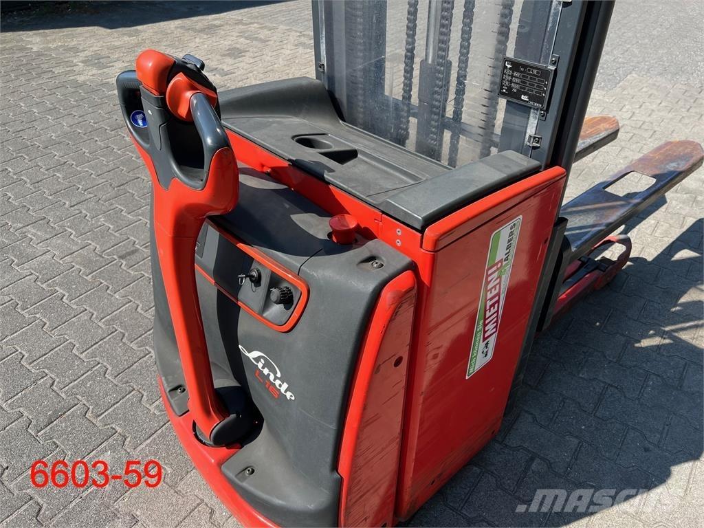 Linde L 16 i Transpallet uomo a terra