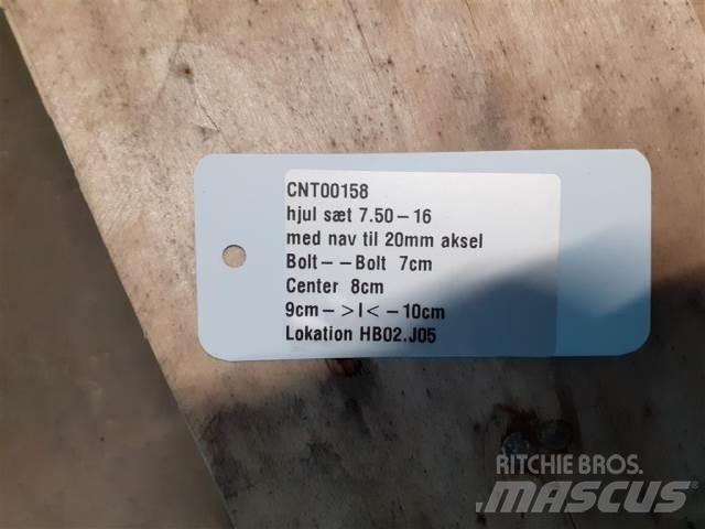 16'' 7.50-16 Rimorchi ribaltabili