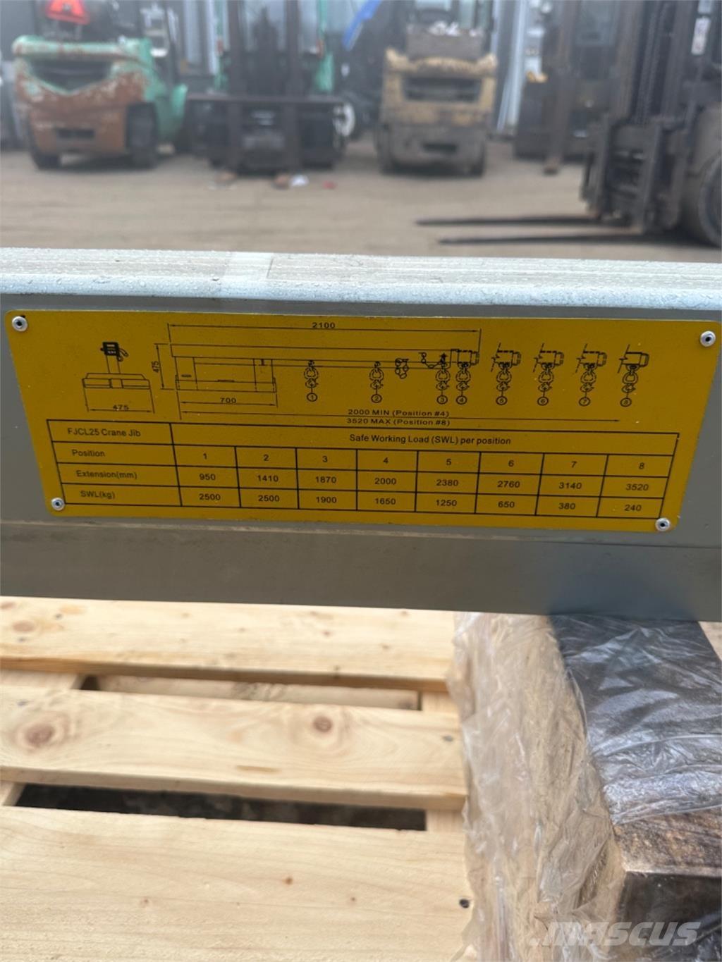 2500kg Altri attacchi e componenti