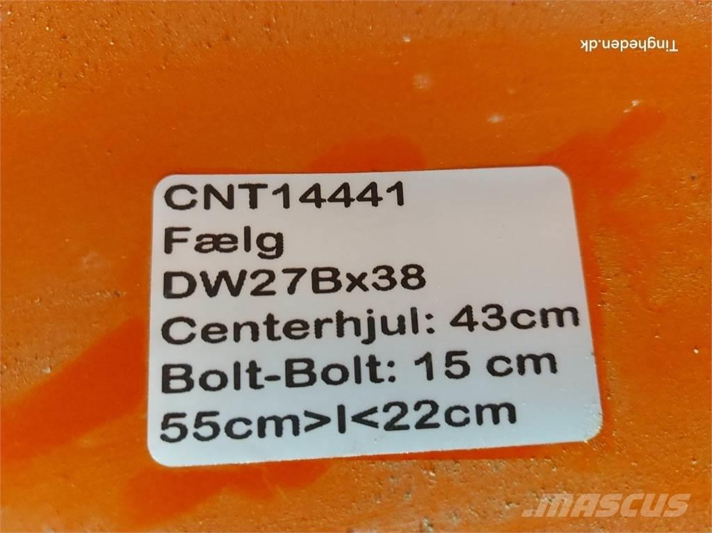  38 DW27Bx38 Pneumatici, ruote e cerchioni