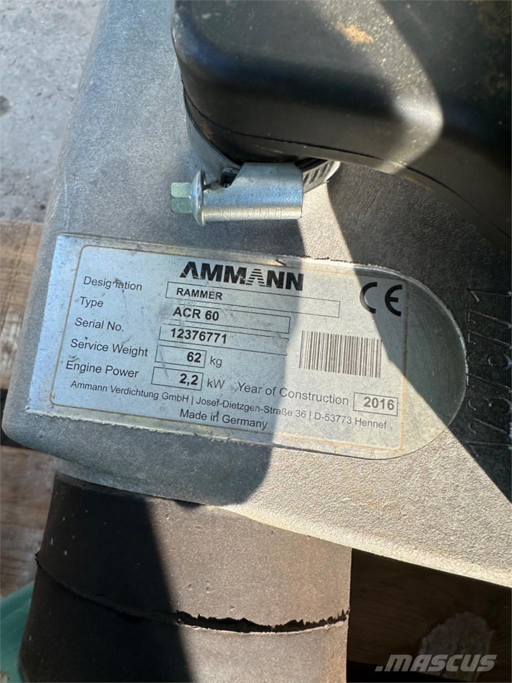 Ammann ACR60 Vibrocostipatore verticale