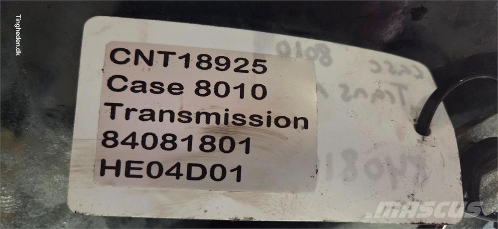 CASE 8010 Trasmissione
