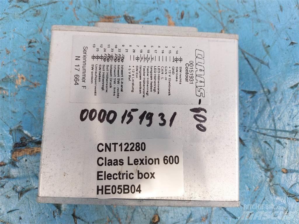 CLAAS Lexion 600 Componenti elettroniche