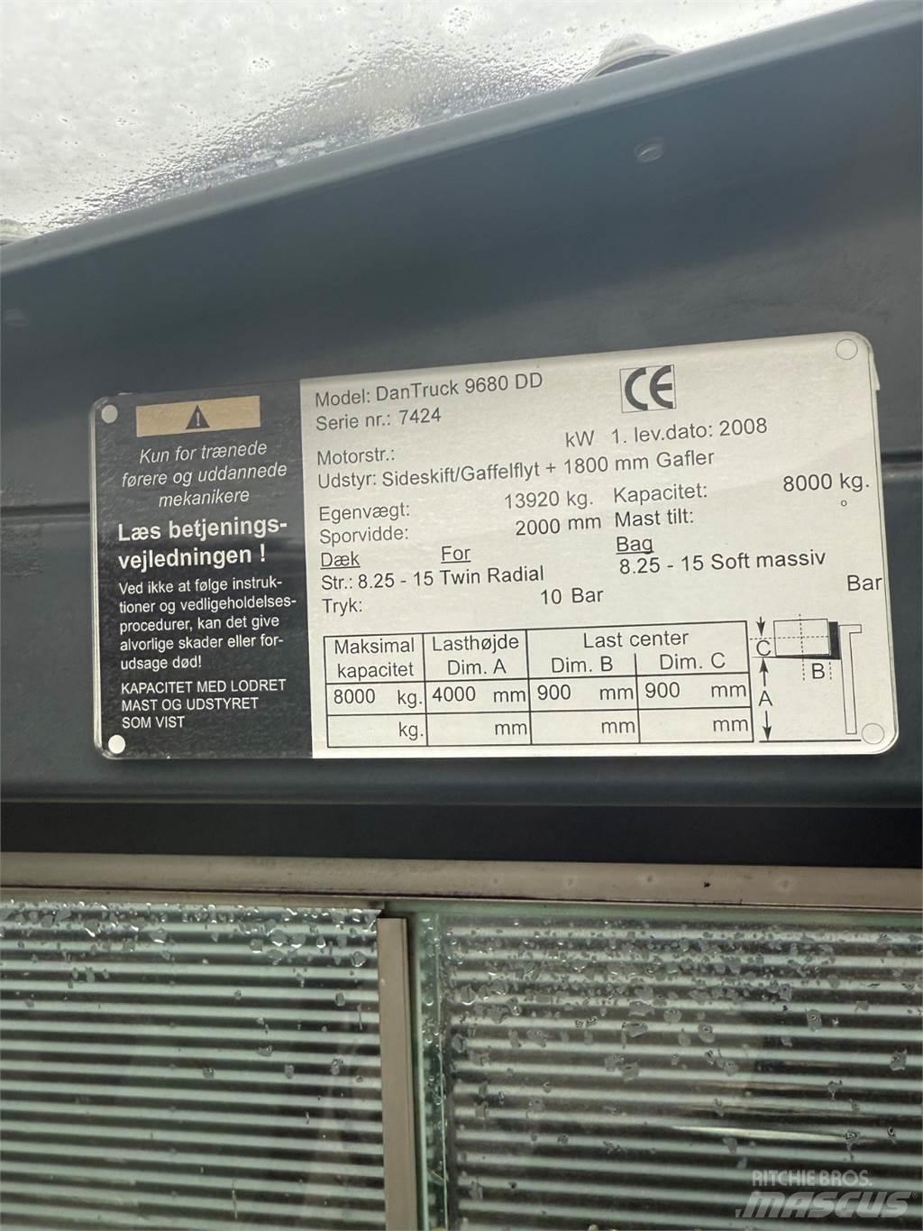 Dantruck 9680DD Carrelli elevatori diesel