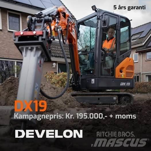 Develon DX19-7 Miniescavatori