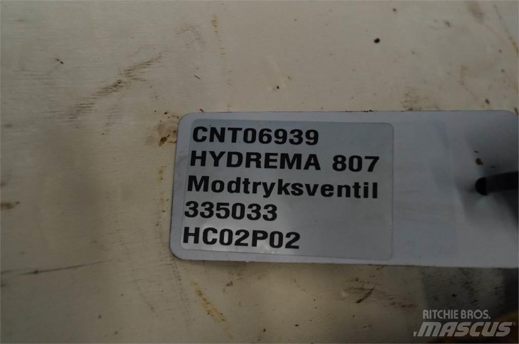 Hydrema 807 Componenti idrauliche