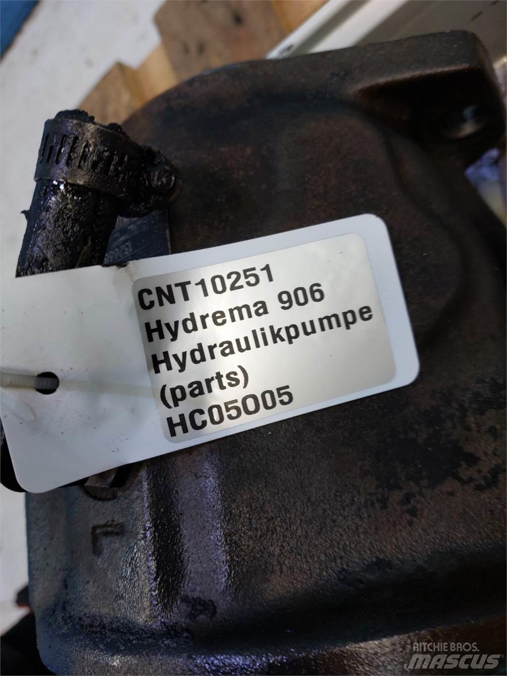 Hydrema 906B Componenti idrauliche