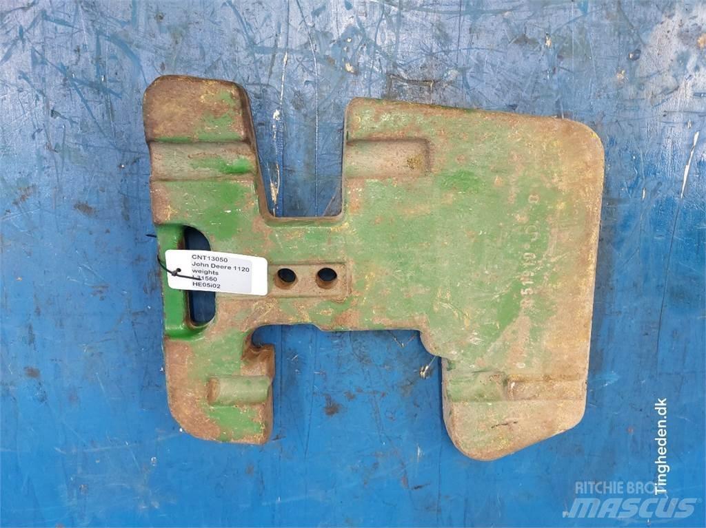 John Deere 1120 Zavorre anteriori