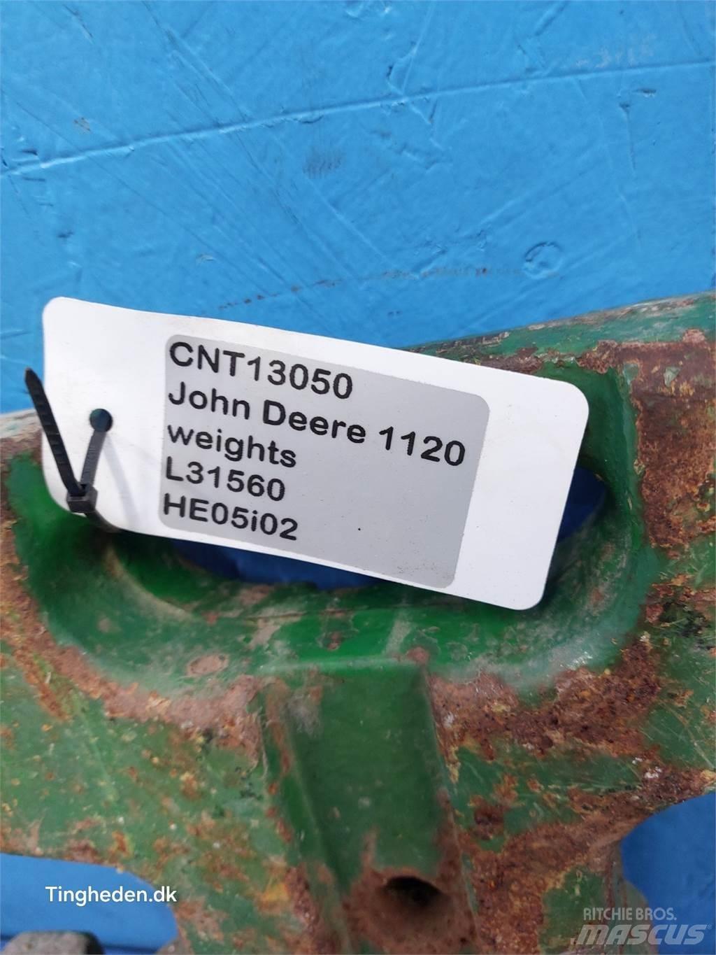 John Deere 1120 Zavorre anteriori