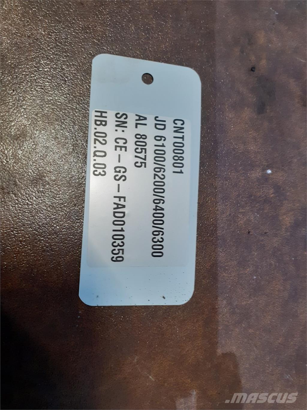 John Deere 6100 Altri accessori per trattori