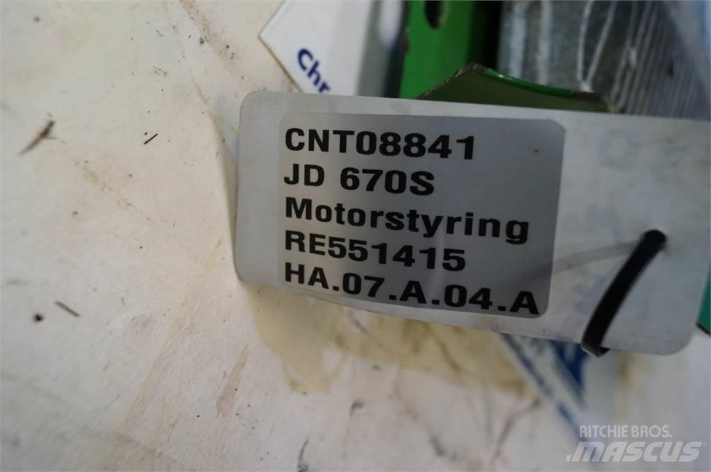 John Deere 670S Componenti elettroniche