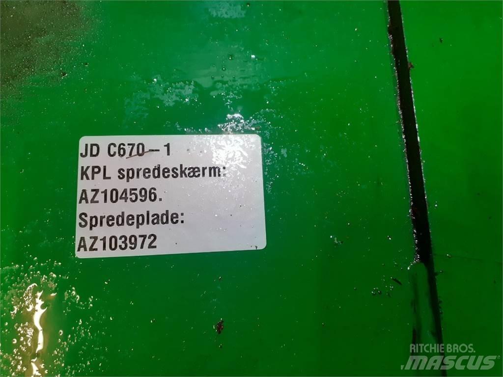 John Deere C670 Accessori per mietitrebbiatrici