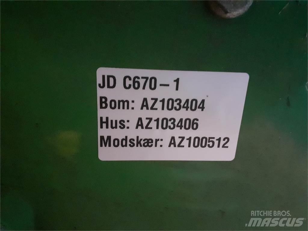 John Deere C670 Accessori per mietitrebbiatrici