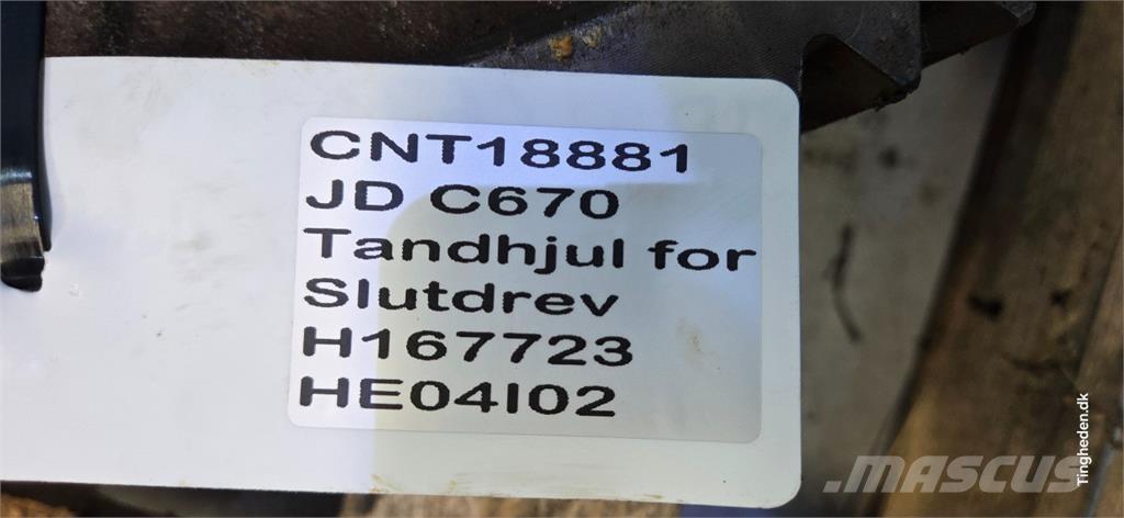 John Deere C670 Accessori per mietitrebbiatrici