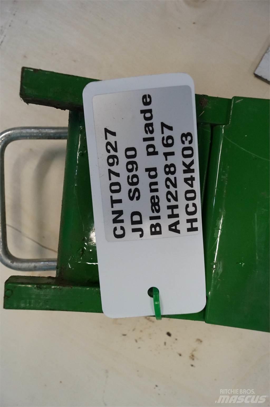 John Deere S690 Accessori per mietitrebbiatrici