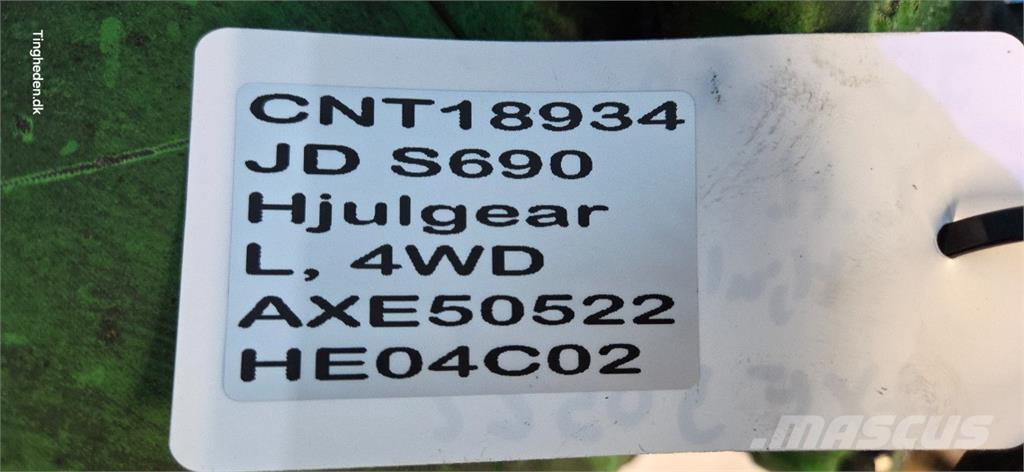 John Deere S690 Accessori per mietitrebbiatrici