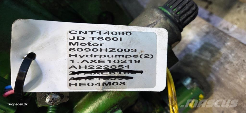 John Deere T660 Componenti idrauliche
