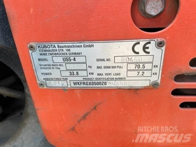 Kubota U55-4 Escavatori cingolati