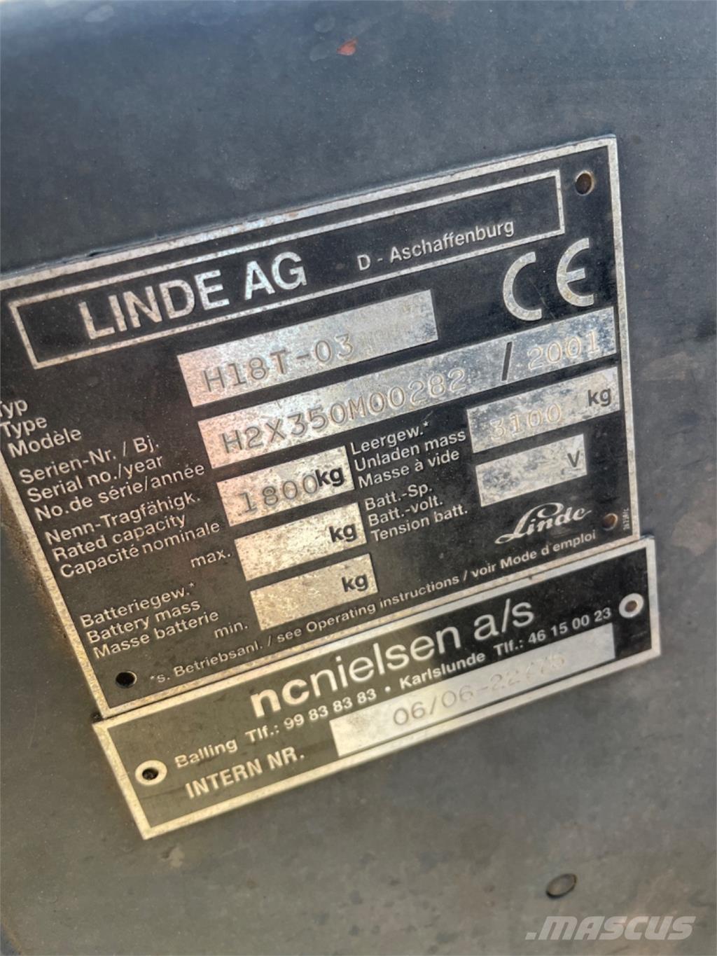 Linde H18T Carrelli elevatori GPL